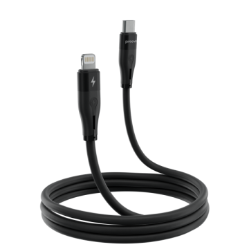 USB cable iPhone 5 Proove Soft Silicone 27W type-c to ip