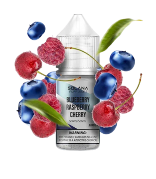 Жидкость SOLANA 5% 30 ml Blueberry Raspberry Cherry