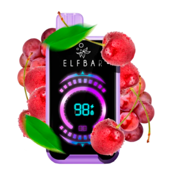 Сигарета электронная ELFBAR 5% FS18000 Grape Cherry