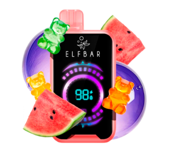 Сигарета электронная ELFBAR 5% FS18000 Watermelon Bubble Gum