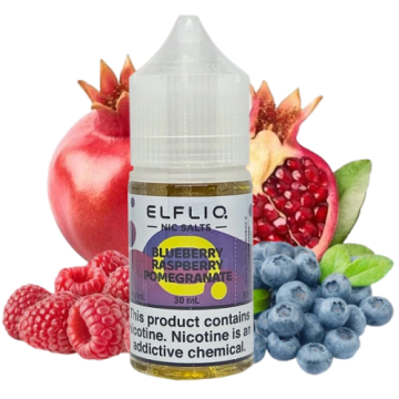 Жидкость для электронных сигарет ELFLIQ 5% 30 ml Blueberry Raspberry Pomergranate