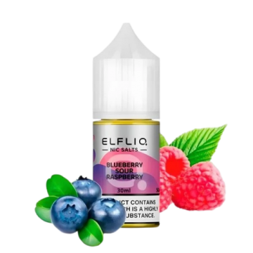 Жидкость для электронных сигарет ELFLIQ 5% 30 ml Blueberry Sour Raspberry