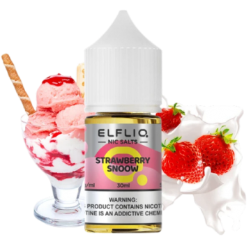 Жидкость для электронных сигарет ELFLIQ 5% 30 ml Strawberry Snoow