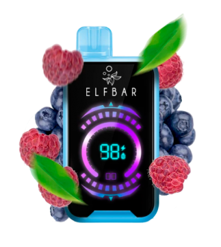 Сигарета электронная ELFBAR 5% FS18000 Blueberry Raspberry