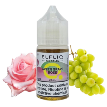 Жидкость для электронных сигарет ELFLIQ 5% 30 ml Green Grape Rose