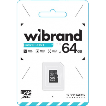 Micro SD 64 GB Class 10 Wibrand