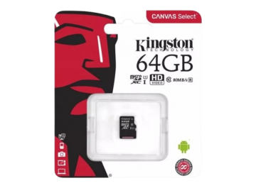 Micro SD 64 GB Class 10 Kingston