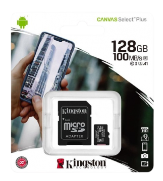 Micro SD (с адаптером) 128 GB Class 10 Kingston
