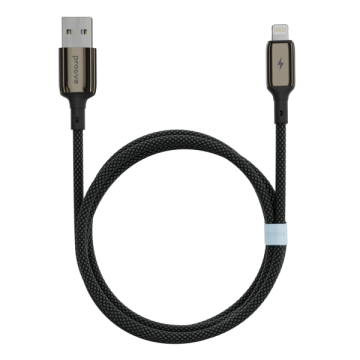 USB cable iPhone 5 Proove Dense Metal 2.4A 1m