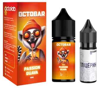 Жидкость OCTOBAR NFT (3в1) 30ml Passion Guava/Страстная гуава