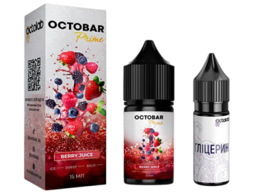 Жидкость OCTOBAR Prime (3в1) 30ml Berry Juice/Ягодный сок