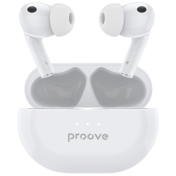 Наушники Proove Bluetooth Woop TWS with ANC Pearl White