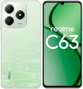 Смартфон Realme C63 (8/256) NEW Зелёный нефрит