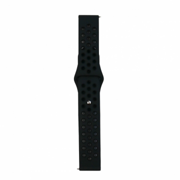 Ремешок для Xiaomi Amazfit/Samsung Sport Band 20мм чёрный