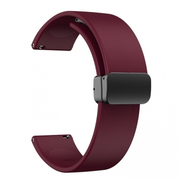 Ремешок 22mm for Huawei Watch 4/Watch 4 Pro Wine Red магнитн