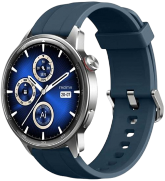 Часы-смарт Realme Watch S2 silver с силиконовым ремешком