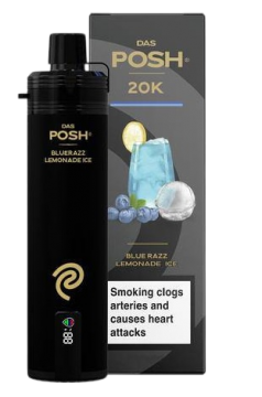 Сигарета электронная Dash Posh 20K 2% Blue Razz Lemonade Ice