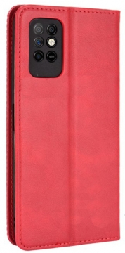 Книжка Infinix Note 8i красная глянцевая с застёжкой