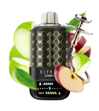 Сигарета электронная ELFBAR Combo 25000 Green Apple/Double Apple shisha