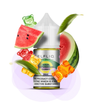 Жидкость для электронных сигарет ELFLIQ 5% 30 ml Sour Watermelon Gummy