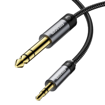 Cable Aux ESSAGER 3.5mm to 6.5mm Audio Cable 1.2m HD Sound Braided Cable