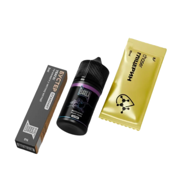 Жидкость Chaser Ultra 5% (12ml+15ml+3ml) Черная смородина Персик Яблоко