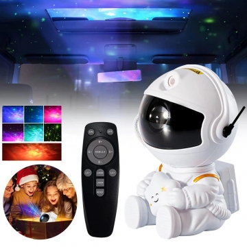 Ночник Astronaut Nebula Projector Star / White HR-F3