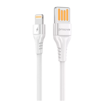 USB cable iPhone 5 Proove Double Way Silicone 2.4A 1m