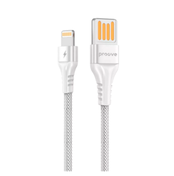 USB cable iPhone 5 Proove Double Way Weft 2.4A 1m