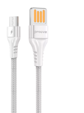 USB cable V9 Proove Double Way Weft 2.4A 1m